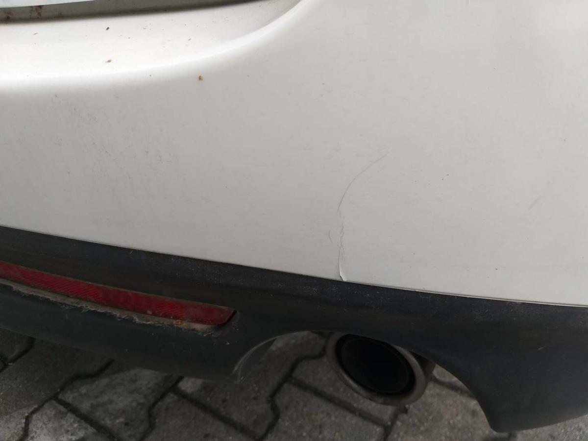 Mazda 6 GH original Stoßstange Stossfänger hinten Weiß Kombi Bj.2009